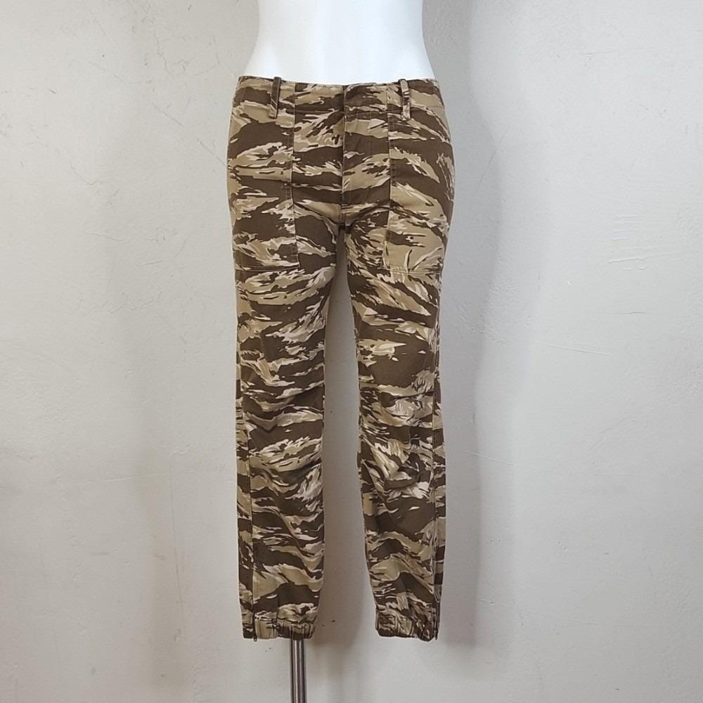 NWOT Nili Lotan Camo French Military Jogger Pants Size 4